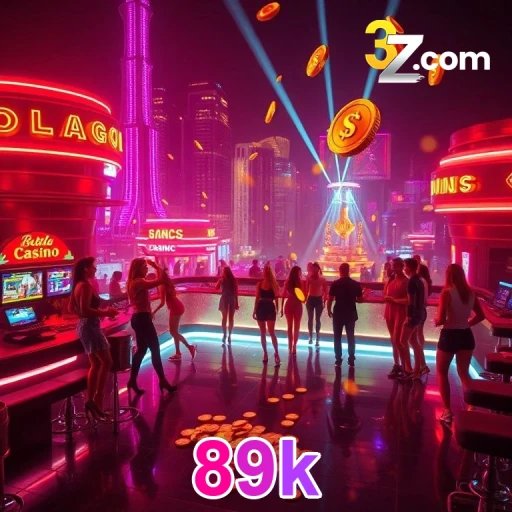 89k com Jogos de caça-níqueis